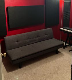 Futon 65”-wide, Dark Grey, 2023 Adoncia 65” Sleeper Sofa by Wade Logan