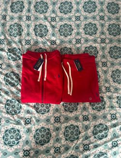 Red Polo Ralph Lauren Sweatsuit