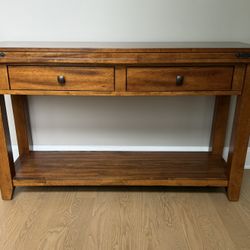 Wood Console Table