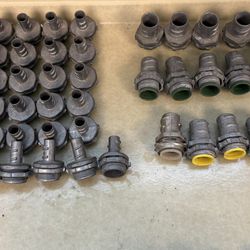 Lot #1 Of FMC Metal Conduit FMC Screw-In Connector Fitting; Electrical; Tools; MC Cable Connector