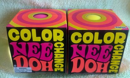 NeeDoh Color Change Squishy Fidget Toy Schylling NEW Sealed