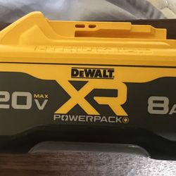 Dewalt 20V XR 8AH Battery