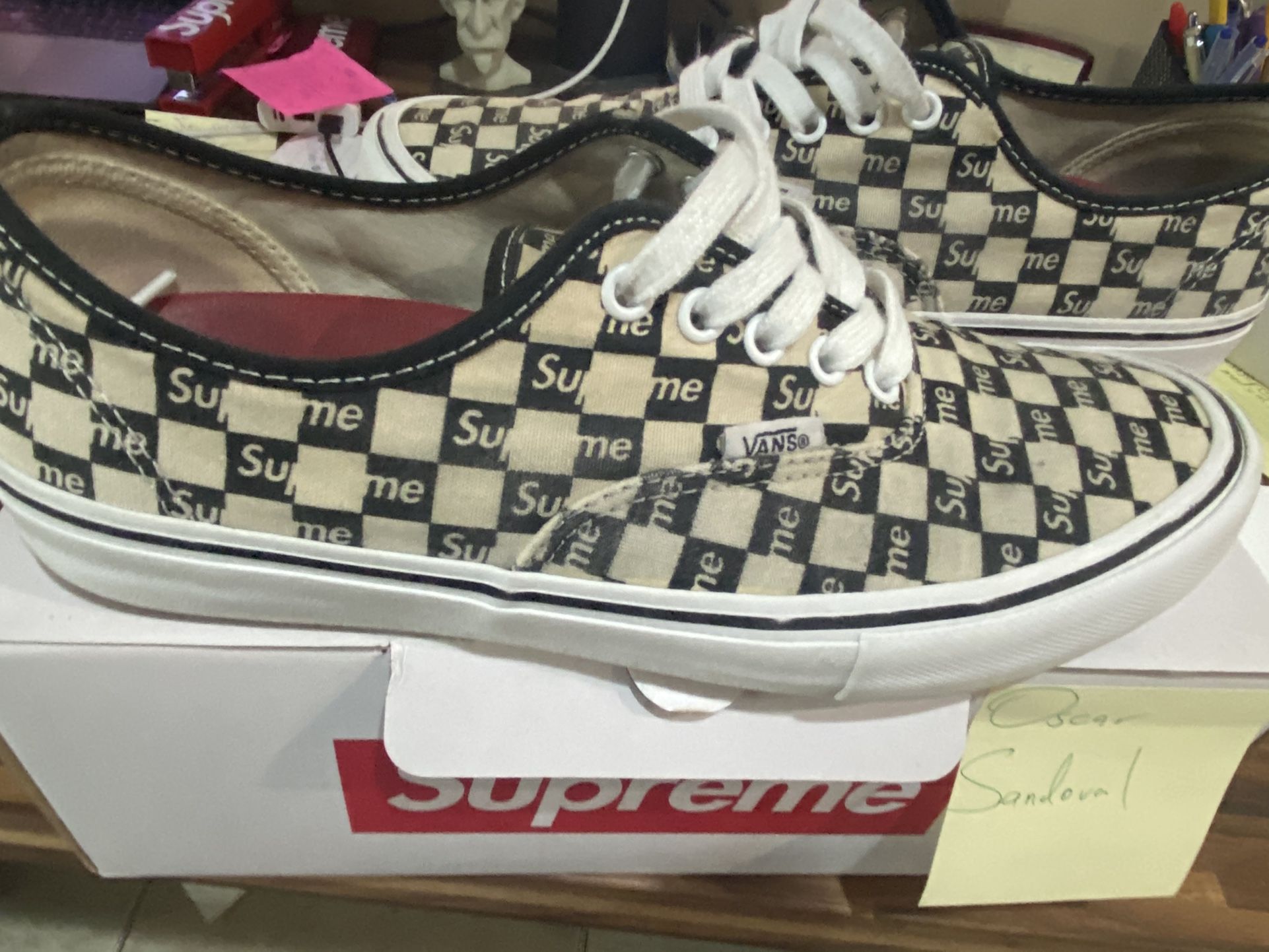 Supreme Vans Authentic Pro
