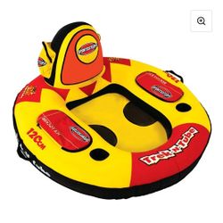 Sportsstuff Trek-n-Tube Inflatable Snow / Pool Chair Float Heavy-duty Nylon
