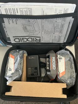 RIDGID. 18V Lithium Ion (2) 4.0Ah Starter Kit.