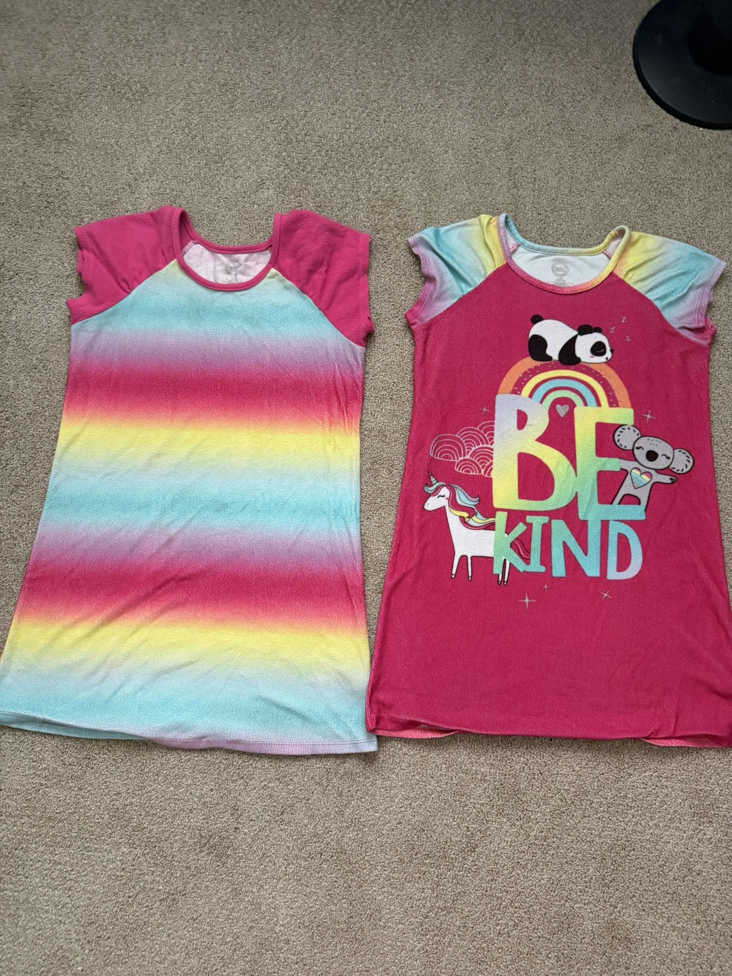 Girls Size 10/12 Fleece Pajama Nightgowns
