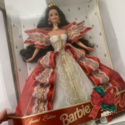 10th Anniversay Happy Holidays Barbie Special Edition 