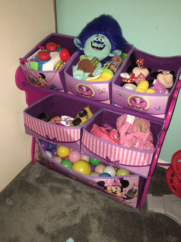 Minnie Mouse toy storage