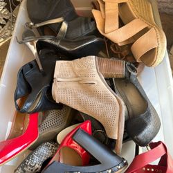 Size 6 To 6.5 Women’s Heels And Boots New And Worn