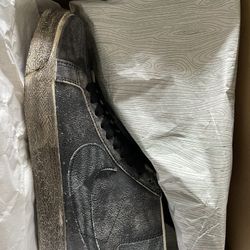 Brand New Nike Blazer Mid Faded Black Sz 10  