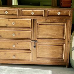 All Wood Vintage Dresser 