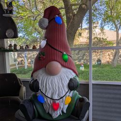 30 inch Lighted Christmas Gnome