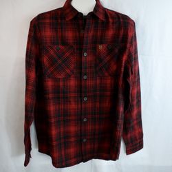 Coleman Red & Black Longsleeve Plaid Button Up Shirt Men’s Size: Medium - NEW