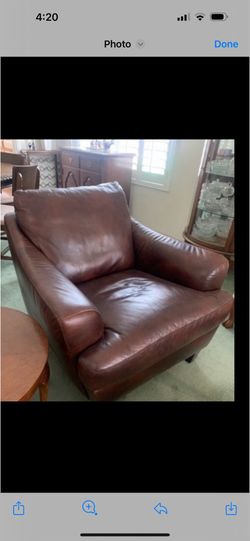 Natuzzi leather Chair