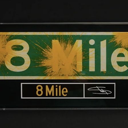 New SIGNED Framed Eminem 8 Mile Street Sign for Sale in Anaheim