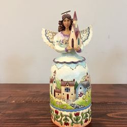 Jim Shore Heartwood Creek Angel Blessed Are The Faithful 2006 (contact info removed) 10 Vintage