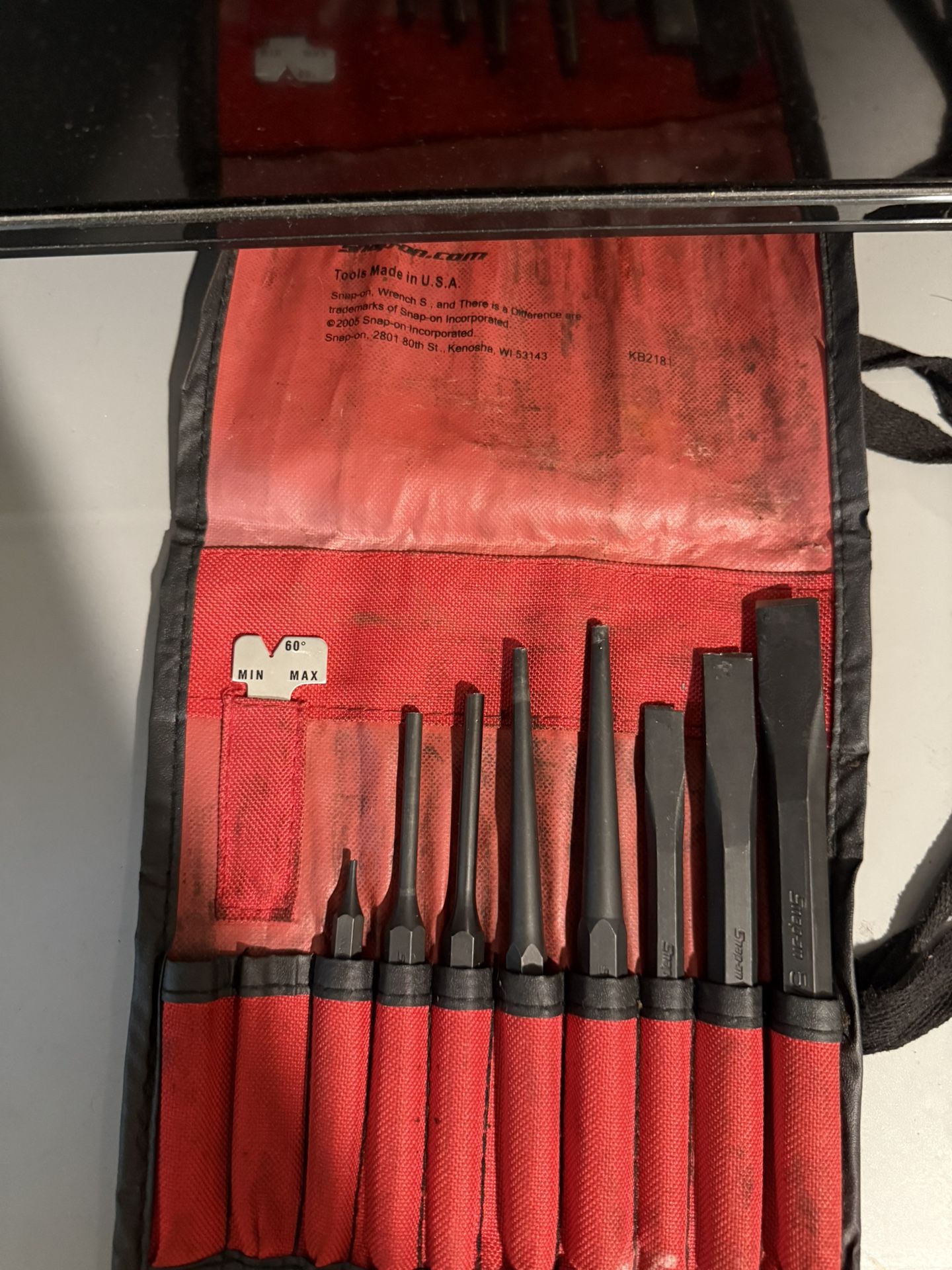 Snap On Punch And Chisel Set