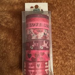Beautiful 7pc Love Washi Tape