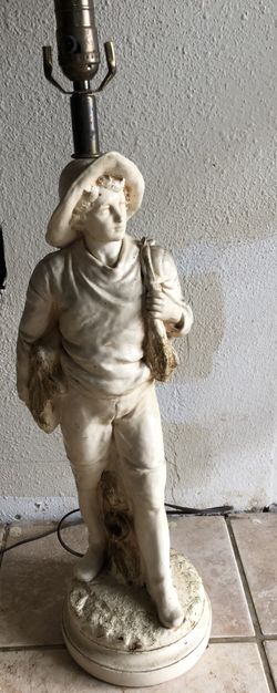 Antique Gypsum Table Lamps