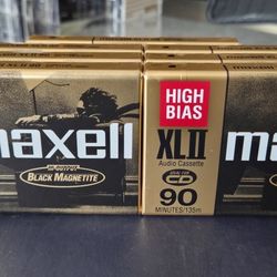 MAXELL XLII audio cassette tapes 