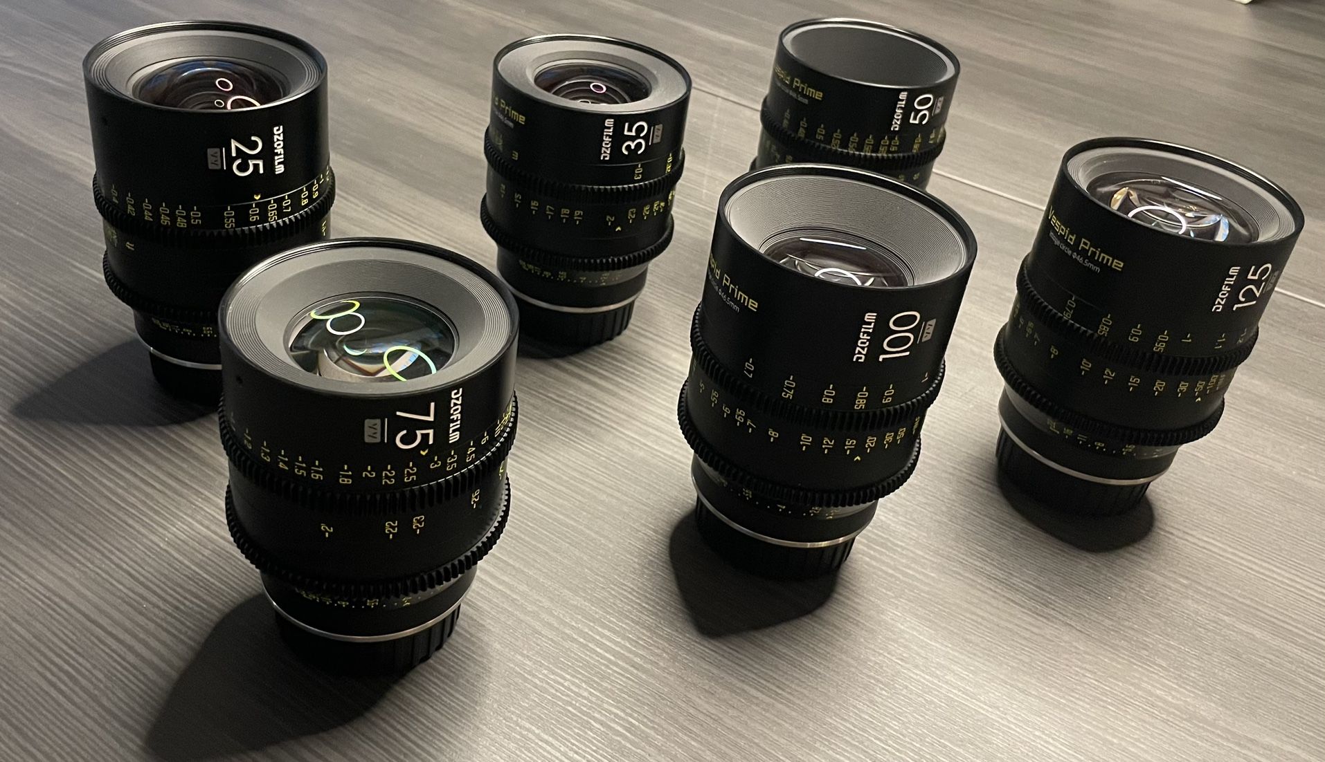 DZO Vespid Cine Prime Lens Set EF Mount 