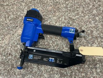 Kobalt Nailer 2-1/2-in 16 -Gauge Pneumatic Straight Finish Nailer