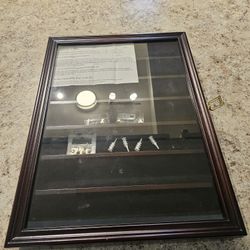 Shadow Box Display Case W/ Shelves
