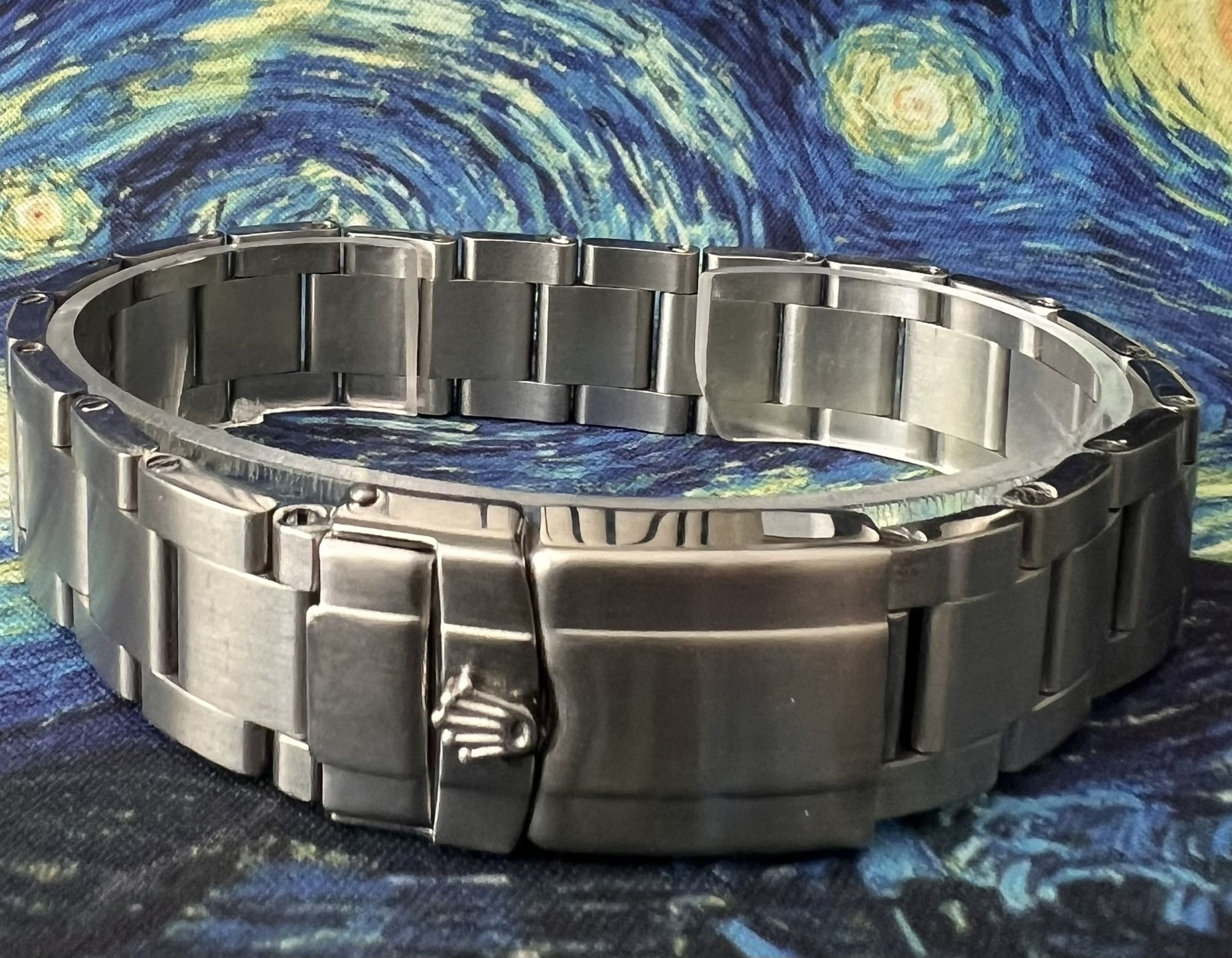 Men’s Stainless Steel Oyster Bracelet