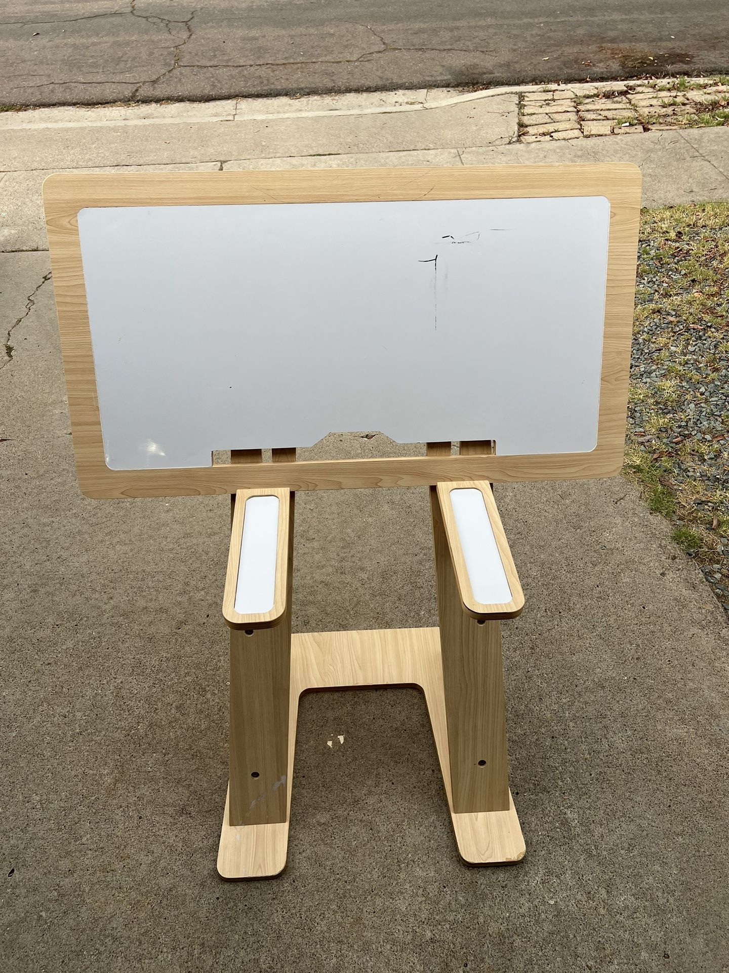 Desk And Dry Erase Board