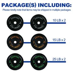 BRAND NEW Gym plates 100lbs Olympic Bumper Set