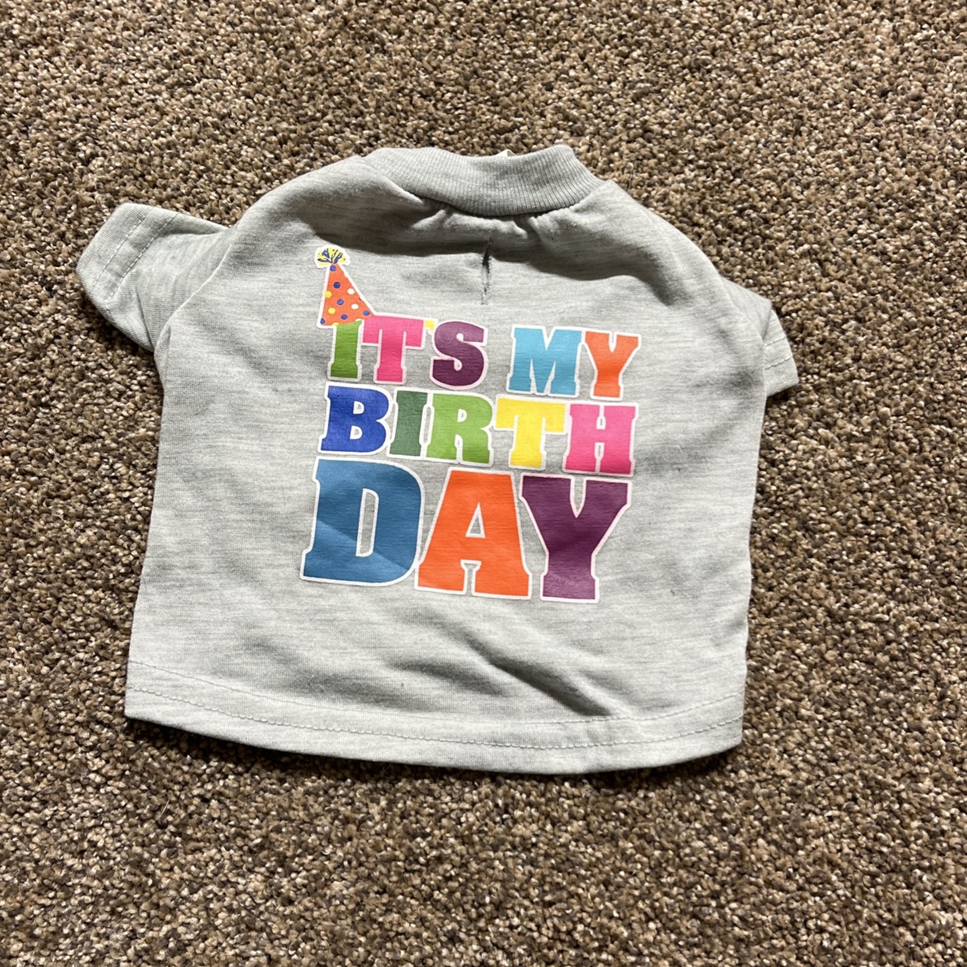 Small Birthday Dog Shirt