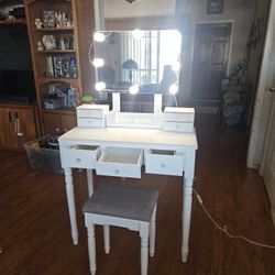 Vanity and Stool