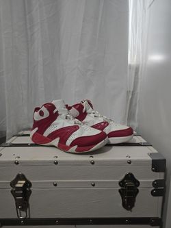 Red and White AND1 dunks