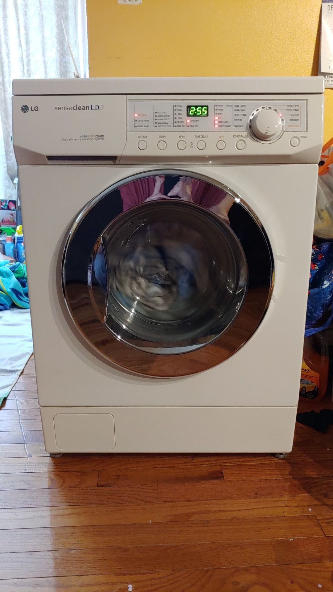 Ventless washer and dryer machine
