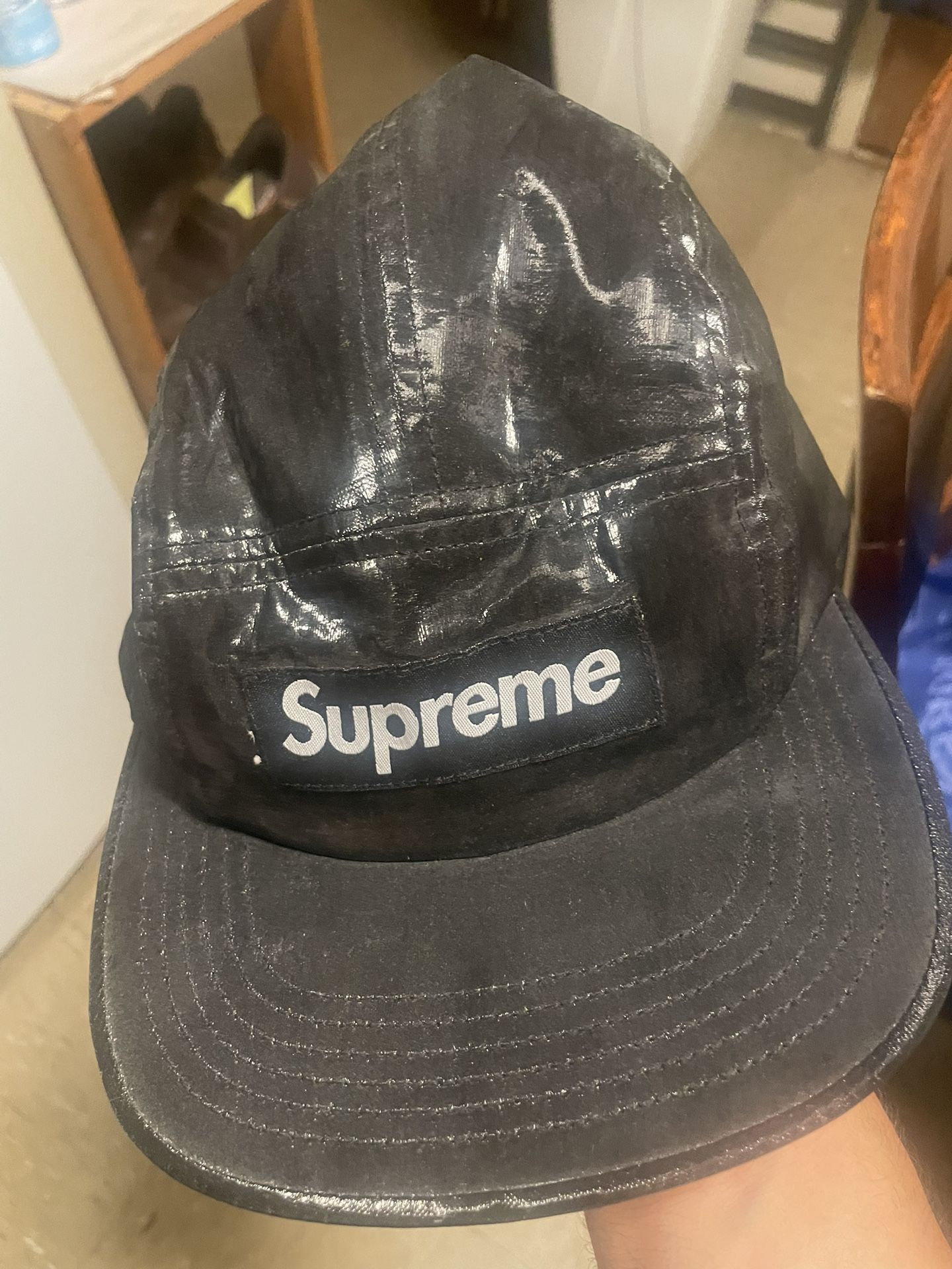 Supreme Linen Camp Cap