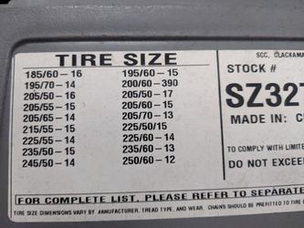 Snow Chains For Sale 