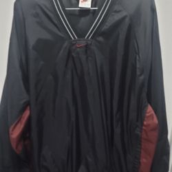 NIKE VINTAGE Mens 90s Windbreaker Track Suit Pullover Jacket Center Swoosh XL