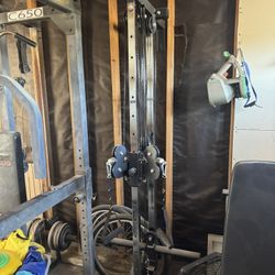 Tall Wall and Rack Mounted Pulley Tower  