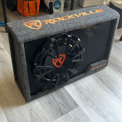 Rockville 12” Slim Subwoofer 