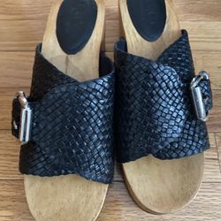 Rag And Co. leather clogs Size 9