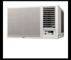LG 18,000 BTU Window Air Conditioner with Supplemental Heat, Cools 1,000 Sq.Ft. (25' x 40' Room Size), Electronic Controls with Remote, 2 Cooling, Hea
