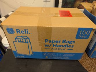 Small paper shopping bags
