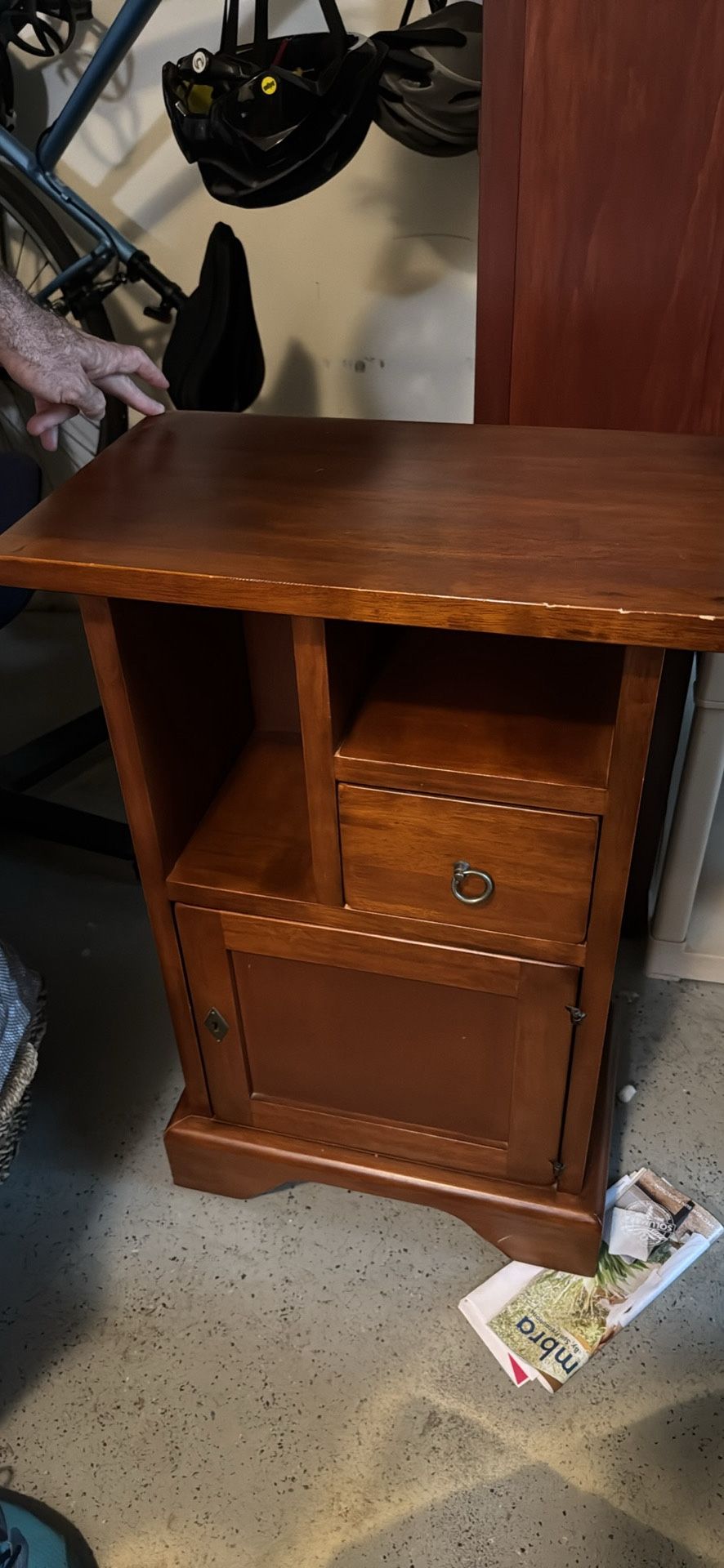 solid Wood End Table.