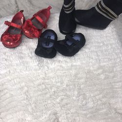 Girls toddler shoes sz 4