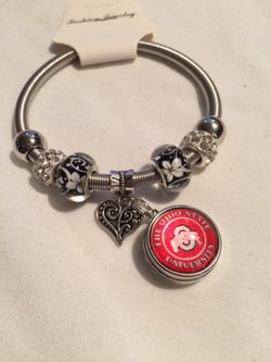 Ohio State Buckeyes Charm Bracelet