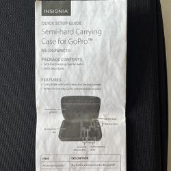 Semi-Hard Carrying Case For GoPro