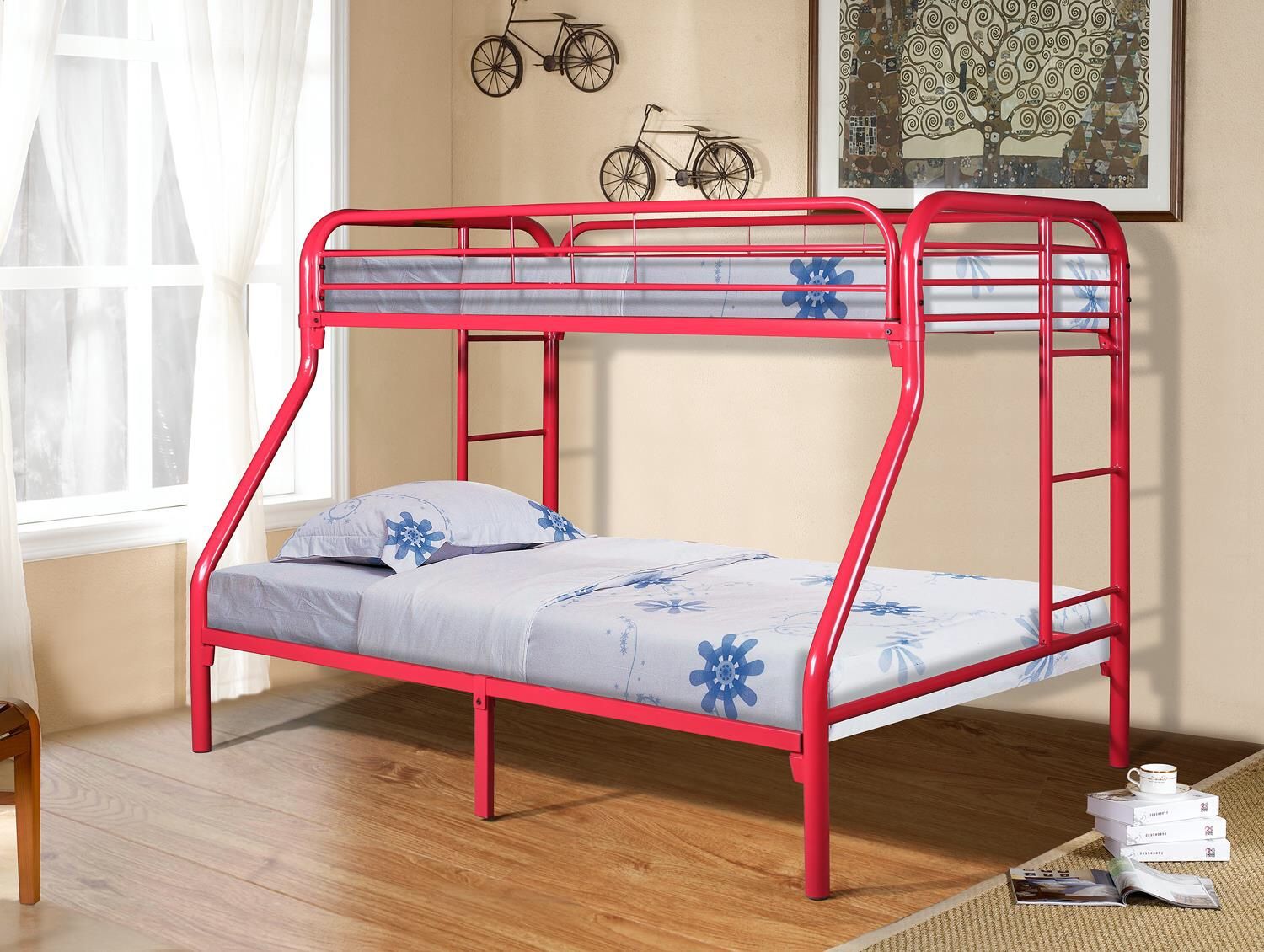 Bunk bed full over twin