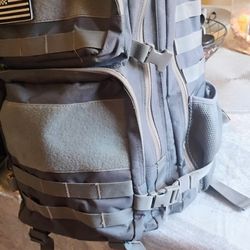 Tactical backpack 🎒 gray and green