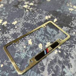 BMW M Chrome License Plate Frame