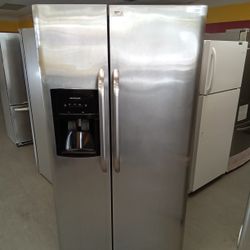 Used Frigidaire Side  By Side Refrigerator 